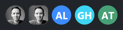 Avatar — dark theme