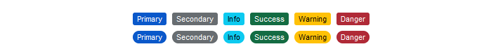 Badge accent colors — light theme
