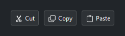 Button compact density — dark theme