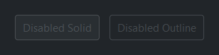 Button disabled — dark theme