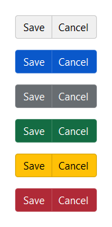 ButtonGroup accent colors — light theme