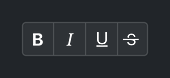 ButtonGroup — dark theme