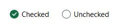 Checkbox custom state icons — light theme