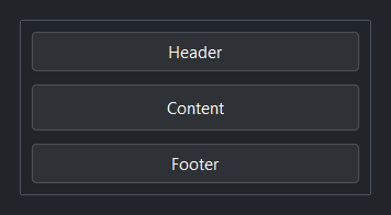 Column grow — dark theme
