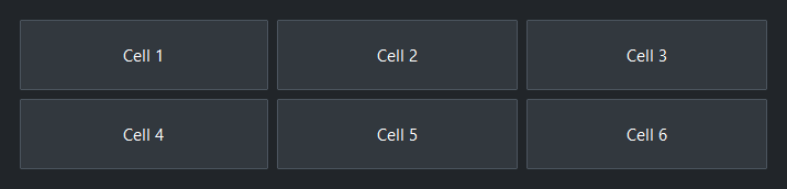 Grid — dark theme