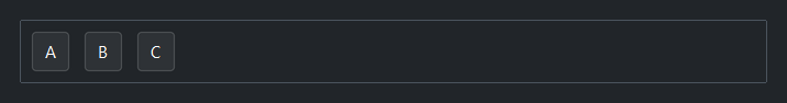 HStack border — dark theme