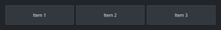 HStack — dark theme