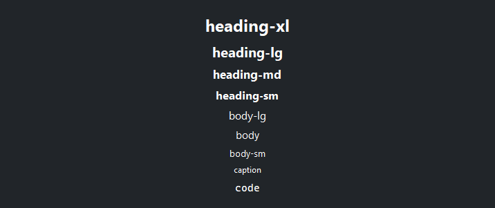 Label — dark theme