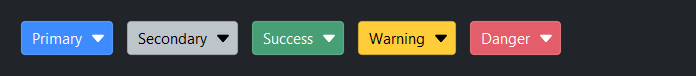 MenuButton accents — dark theme