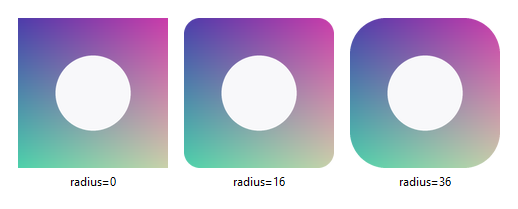 Picture rounded corners — light theme