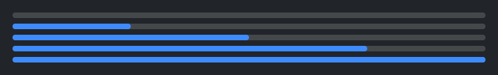 ProgressBar — dark theme
