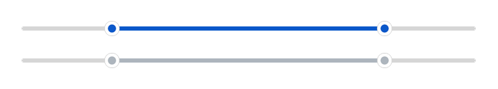RangeSlider disabled — light theme