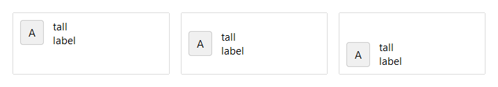 Row alignment — light theme