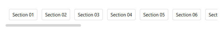 ScrollView horizontal — light theme