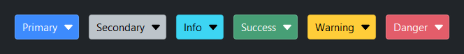 SelectButton accent colors — dark theme