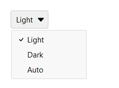 SelectButton — light theme