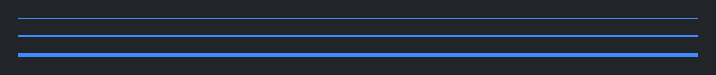 Separator thickness — dark theme