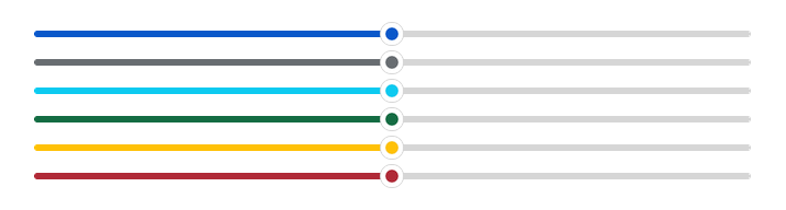 Slider accent colors — light theme