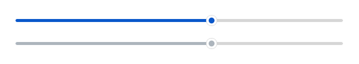 Slider disabled — light theme