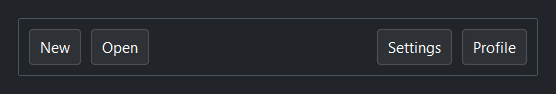 Spacer — dark theme