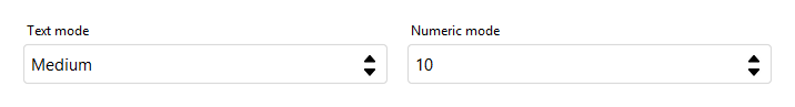 SpinnerField modes — light theme