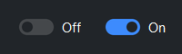 Switch — dark theme