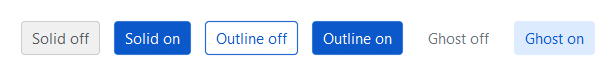 ToggleButton style variants — light theme