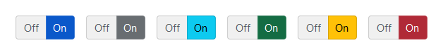 ToggleGroup accent colors — light theme