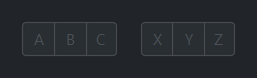 ToggleGroup disabled — dark theme