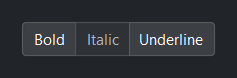 ToggleGroup multi-select — dark theme