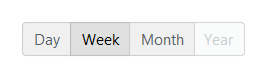 ToggleGroup with one option disabled — light theme