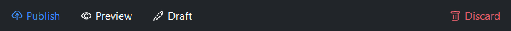 Toolbar accent buttons — dark theme