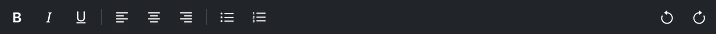 Toolbar compact density — dark theme