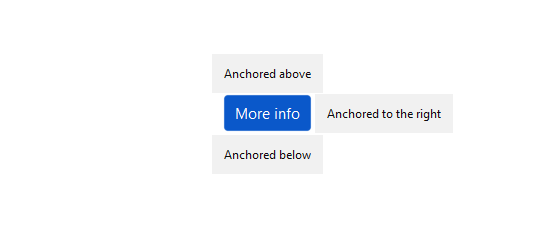 Tooltips anchored above, below, and to the right — light theme