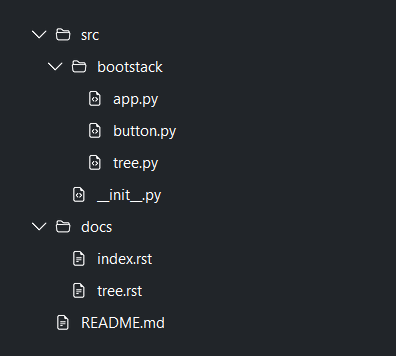Tree — dark theme