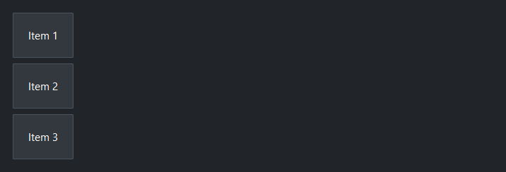 VStack — dark theme
