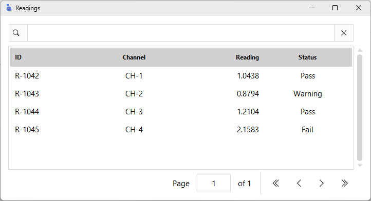 Data Table Quickstart