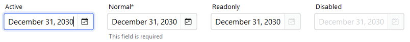dateentry states